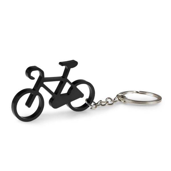 Porte-clés en forme de « bicyclette » Rekab noir personnalisable