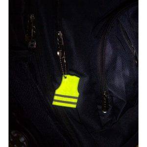 Porte-clés, gilet jaune personnalisable avec logo