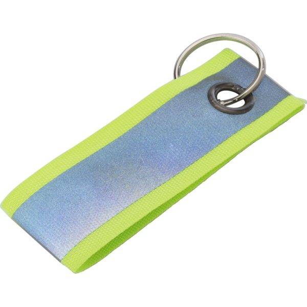 Porte-clés jaune personnalisable avec logo