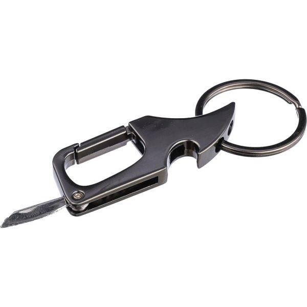 Porte-clés, ouvre-bouteille graphite personnalisable avec logo