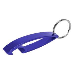 Porte-clés, ouvre-bouteilles Cleo bleu marine personnalisable