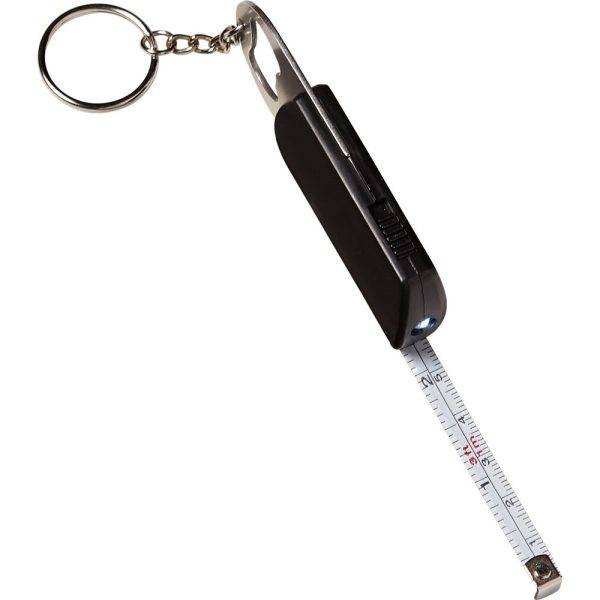 Porte-clés, ouvre-bouteilles, lumière, mètre-ruban 1m personnalisable