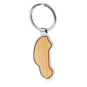 Porte-clés "voiture" bois personnalisable avec logo