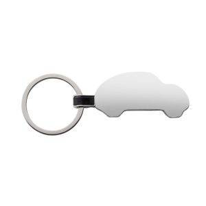 Porte-clés voiture en alliage de zinc recyclé RCS personnalisable