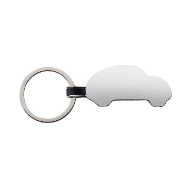 Porte-clés voiture en alliage de zinc recyclé RCS personnalisable