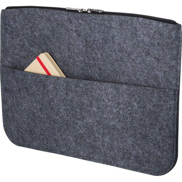Porte-documents en feutre RPET, mallette personnalisable