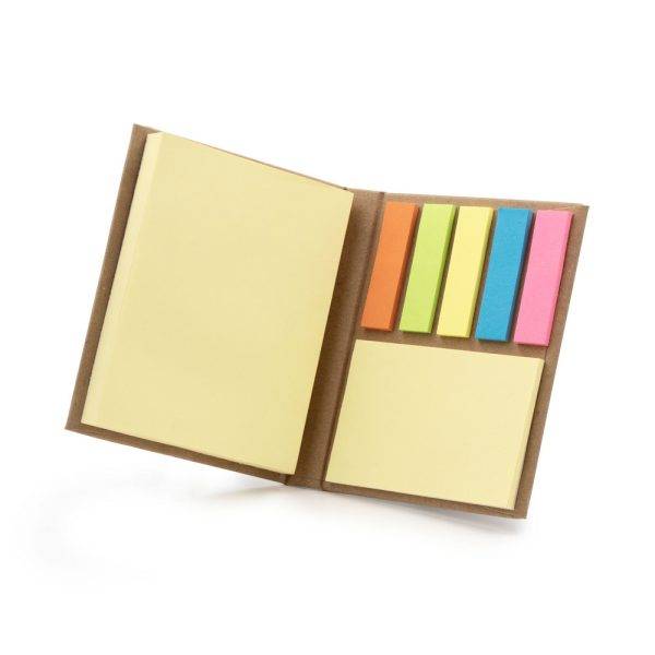 Porte-mémo, notes autocollantes Deegan neutre personnalisable