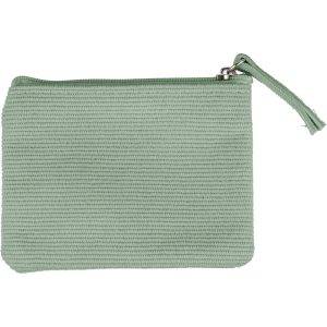 Porte-monnaie vert claire personnalisable avec logo