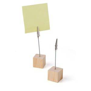 Porte-photo ou mémo en bois personnalisable avec logo