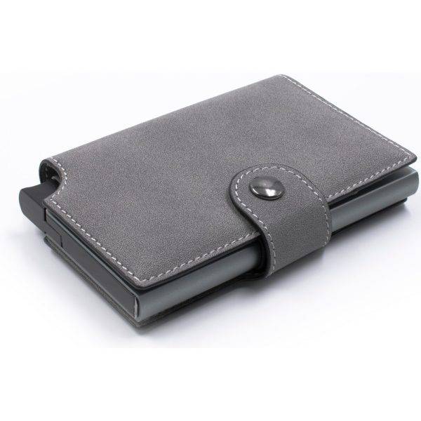 Portefeuille BrandCharger Wally Porto gris personnalisable avec logo