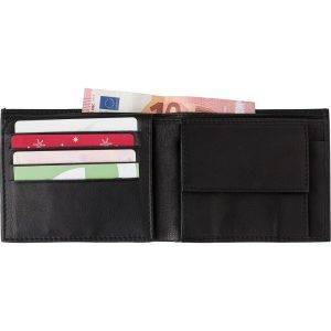 Portefeuille, protection contre la RFID noir personnalisable avec logo