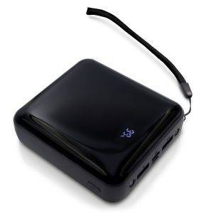 Power Bank 10000 mAh, 3 câbles de charge inclus | Tim personnalisable
