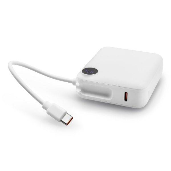Power bank 10000 mAh Alula blanc personnalisable avec logo