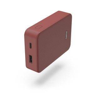 Power Bank 10000 mAh Hama Power Pack rouge personnalisable avec logo