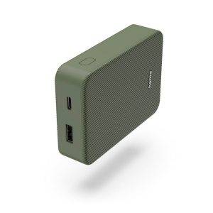 Power Bank 10000 mAh Hama Power Pack vert personnalisable avec logo