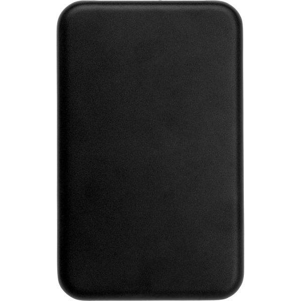 Power bank 4000 mAh avec chargeur solaire noir personnalisable
