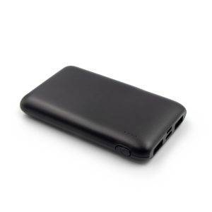 Power bank 5000 mAh Madreno noir personnalisable avec logo