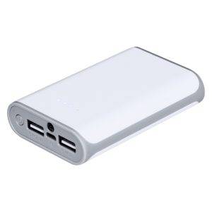 Power Bank 6000 mAh | Azalea blanc personnalisable avec logo