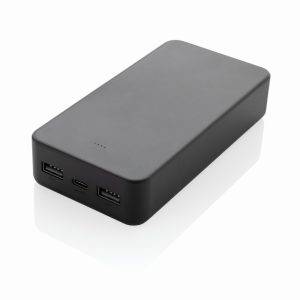 Powerbank 20.000mAh avec USB C en ABS recyclé RCS personnalisable