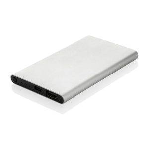 Powerbank 4000mAh en plastique recyclé/aluminium RCS personnalisable – réf. P322.422