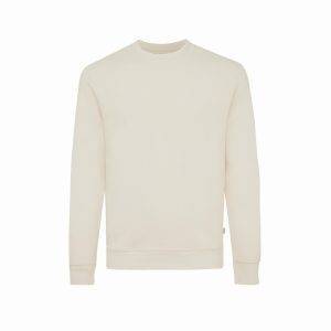 Pull à col rond en coton recyclé non teinté IQONIQ personnalisable – réf. T9301.018.4XL