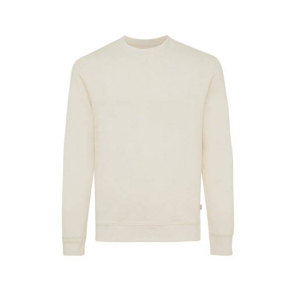 Pull à col rond en coton recyclé non teinté IQONIQ personnalisable – réf. T9301.018.M