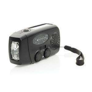 Radio d'urgence en plastique recyclé RCS RescueWave personnalisable