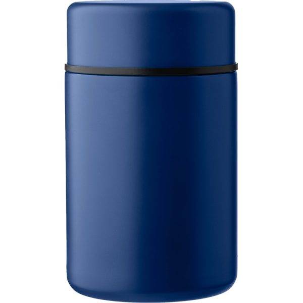 Récipient alimentaire 460 ml avec cuillère bleu personnalisable