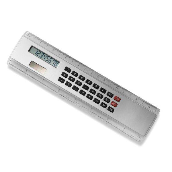 Règle avec calculatrice argent personnalisable avec logo