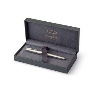 Roller Sonnet en acier inoxydable argent personnalisable avec logo