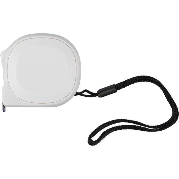 Ruban à mesurer 3m blanc personnalisable avec logo