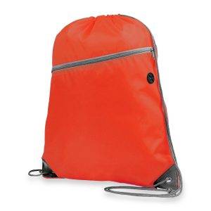 Sac à cordon Ashton rouge personnalisable avec logo