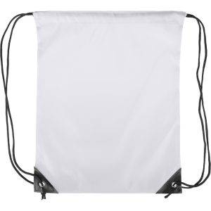 Sac à cordon blanc personnalisable avec logo – réf. VA860-02