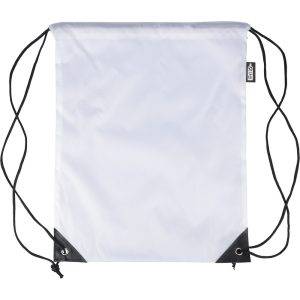 Sac à cordon blanc personnalisable avec logo – réf. VA861-02