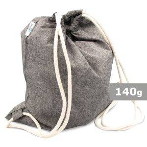 Sac à cordon B'RIGHT en coton recyclé et polyester personnalisable – réf. V4869-19