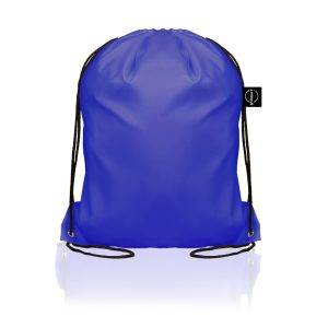 Sac à cordon B'RIGHT RPET | Ruth bleu marine personnalisable avec logo