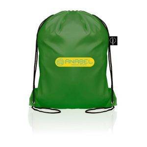 Sac à cordon B'RIGHT RPET | Ruth vert personnalisable avec logo