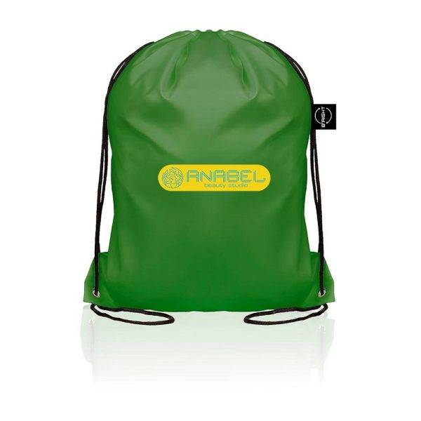 Sac à cordon B'RIGHT RPET | Ruth vert personnalisable avec logo