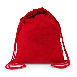Sac à cordon B'RIGHT Sarolyn rouge personnalisable avec logo