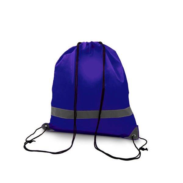 Sac à cordon Clay bleu marine personnalisable avec logo