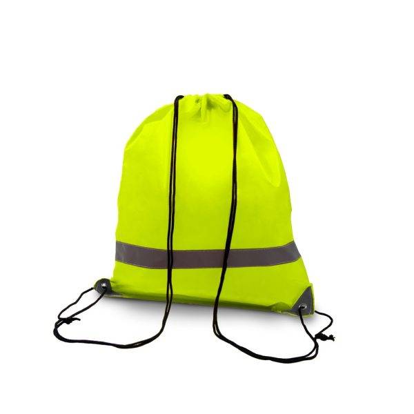 Sac à cordon Clay jaune personnalisable avec logo