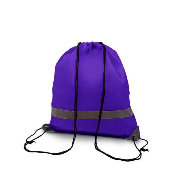 Sac à cordon | Clay violet personnalisable avec logo
