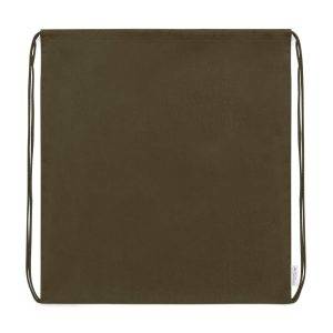 Sac à cordon en coton bio brun personnalisable avec logo