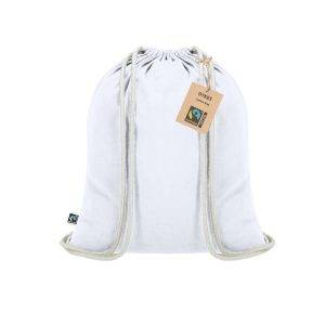 Sac à cordon en coton blanc personnalisable avec logo – réf. VA334-02