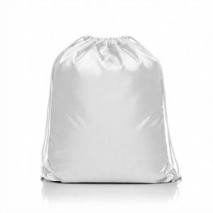 Sac à cordon Flynn blanc personnalisable avec logo