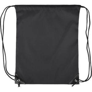 Sac à cordon noir personnalisable avec logo – réf. VA860-03