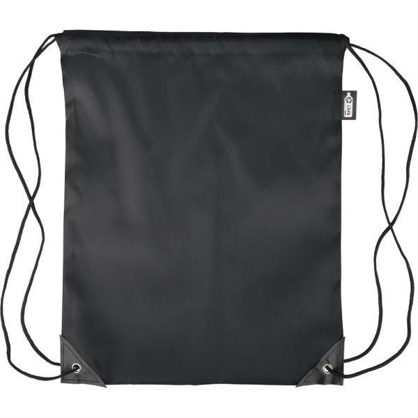 Sac à cordon noir personnalisable avec logo – réf. VA861-03