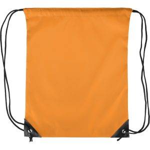 Sac à cordon orange personnalisable avec logo – réf. VA860-07
