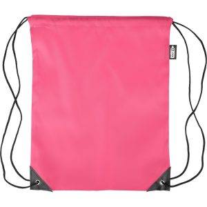 Sac à cordon rose personnalisable avec logo – réf. VA861-21