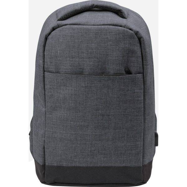 Sac à dos anti-vol graphite personnalisable avec logo